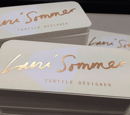 Dominio Gráfico - Tarjetas estampadas