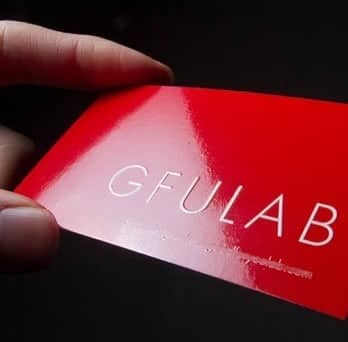 Tarjeta de Presentación brillante