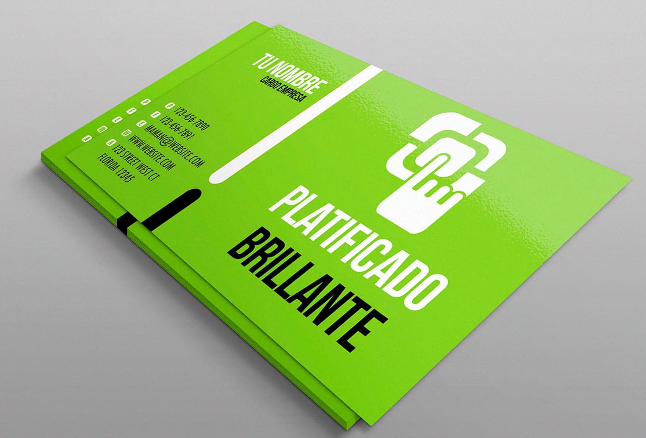 Tarjeta de Presentación brillante
