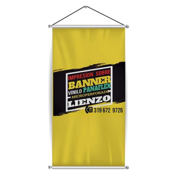 banner colgante