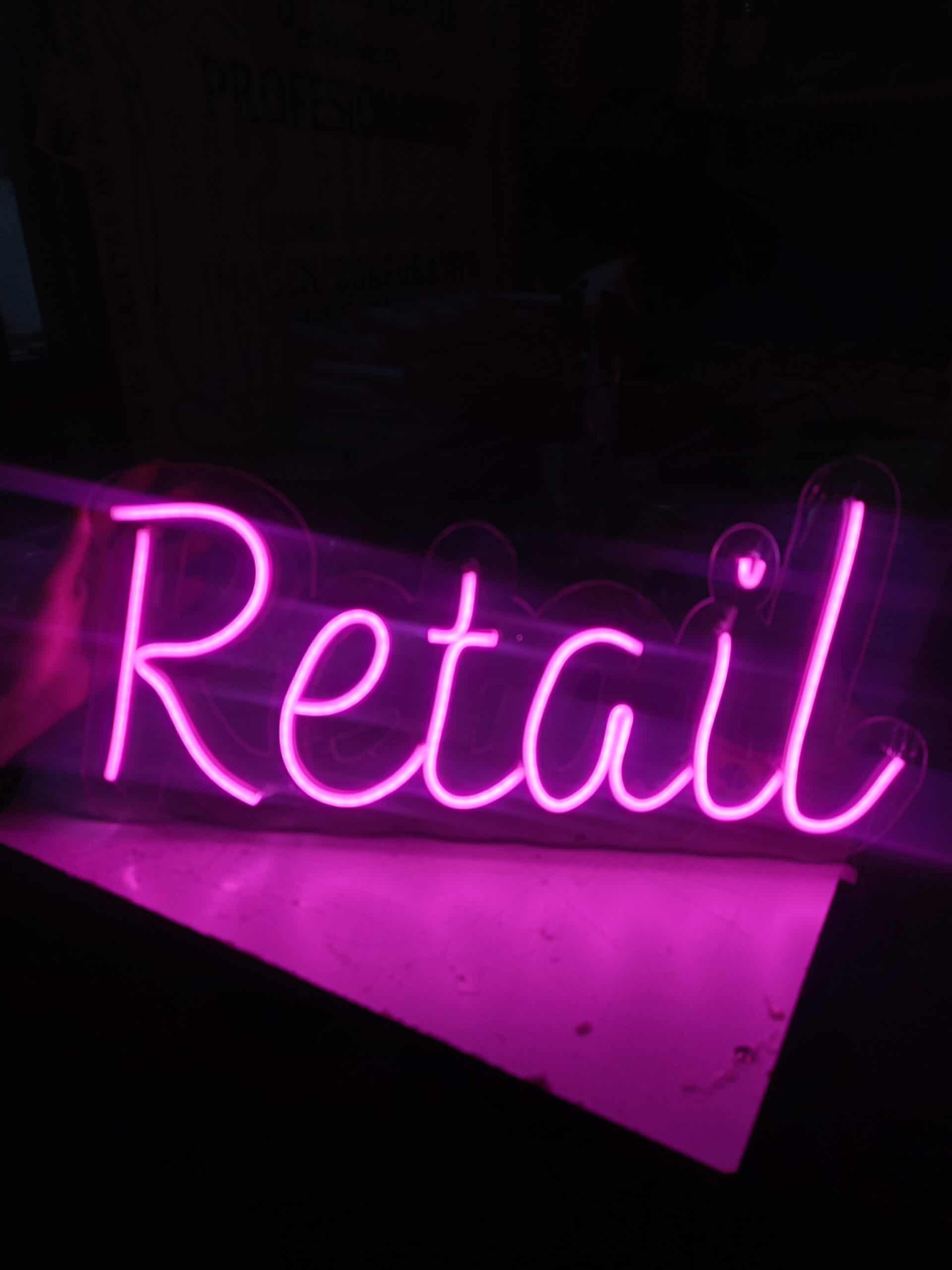 Avisos en neon