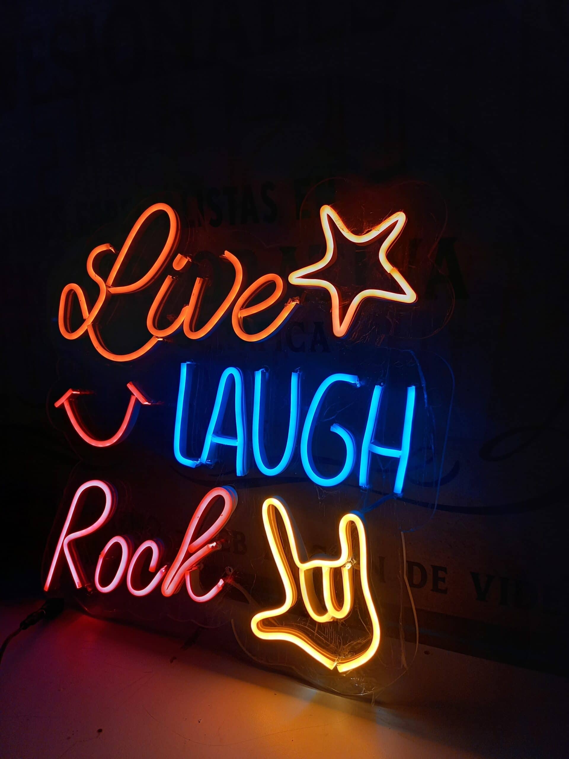Avisos en neon