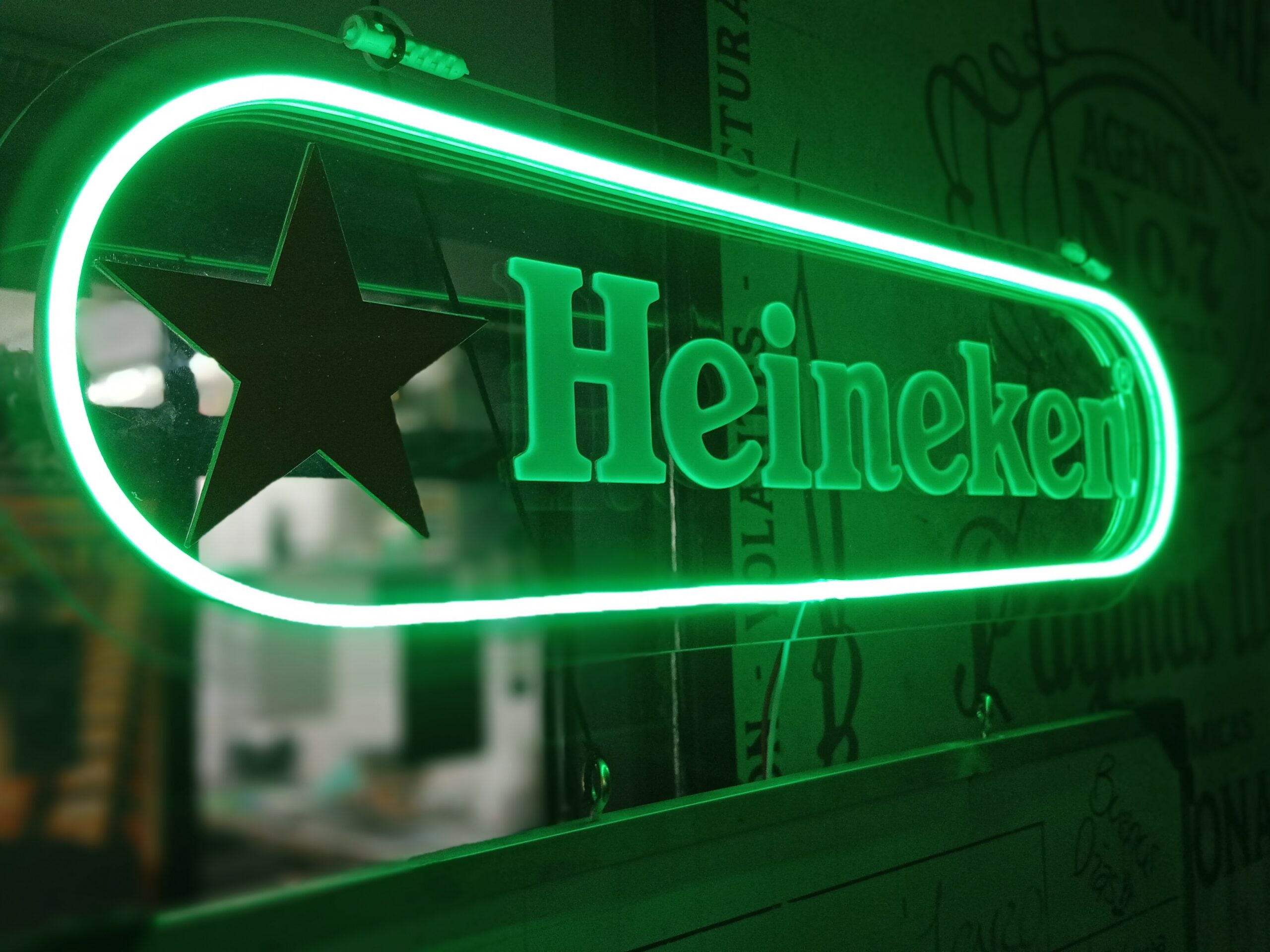 Avisos en neon
