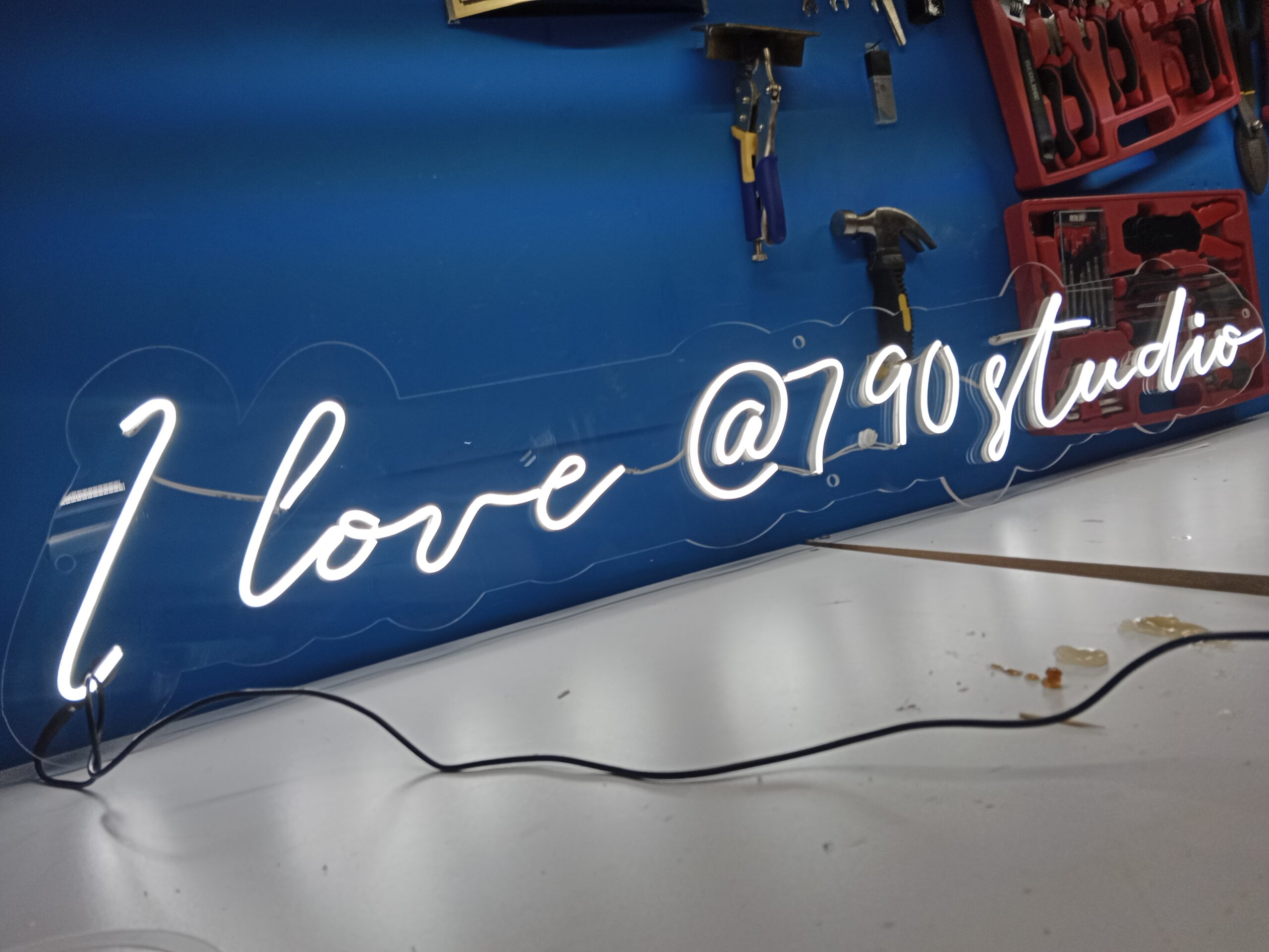 Avisos en neon