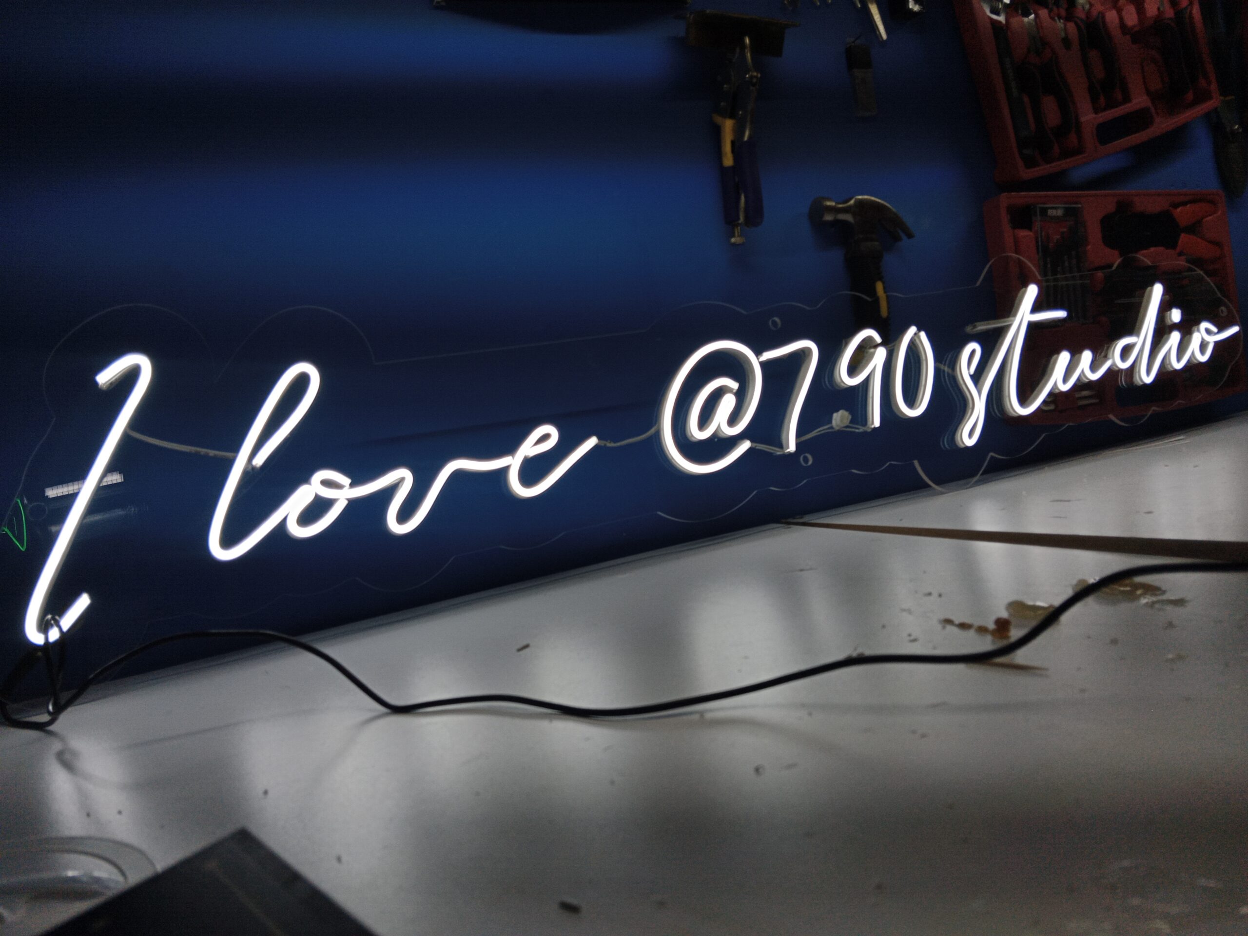 Avisos en neon