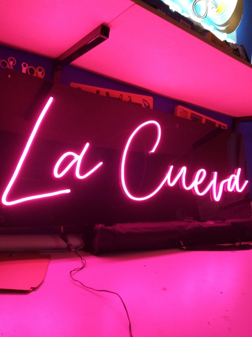 Avisos en neon