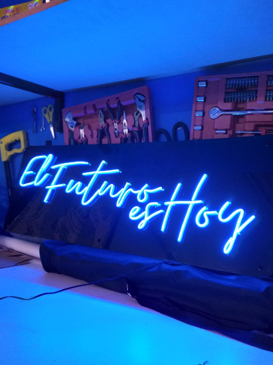 Avisos en neon