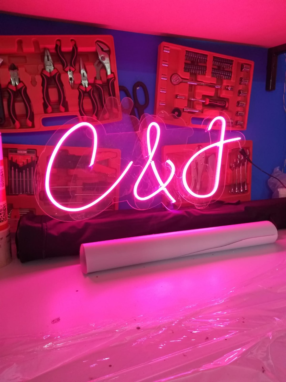 Avisos en neon