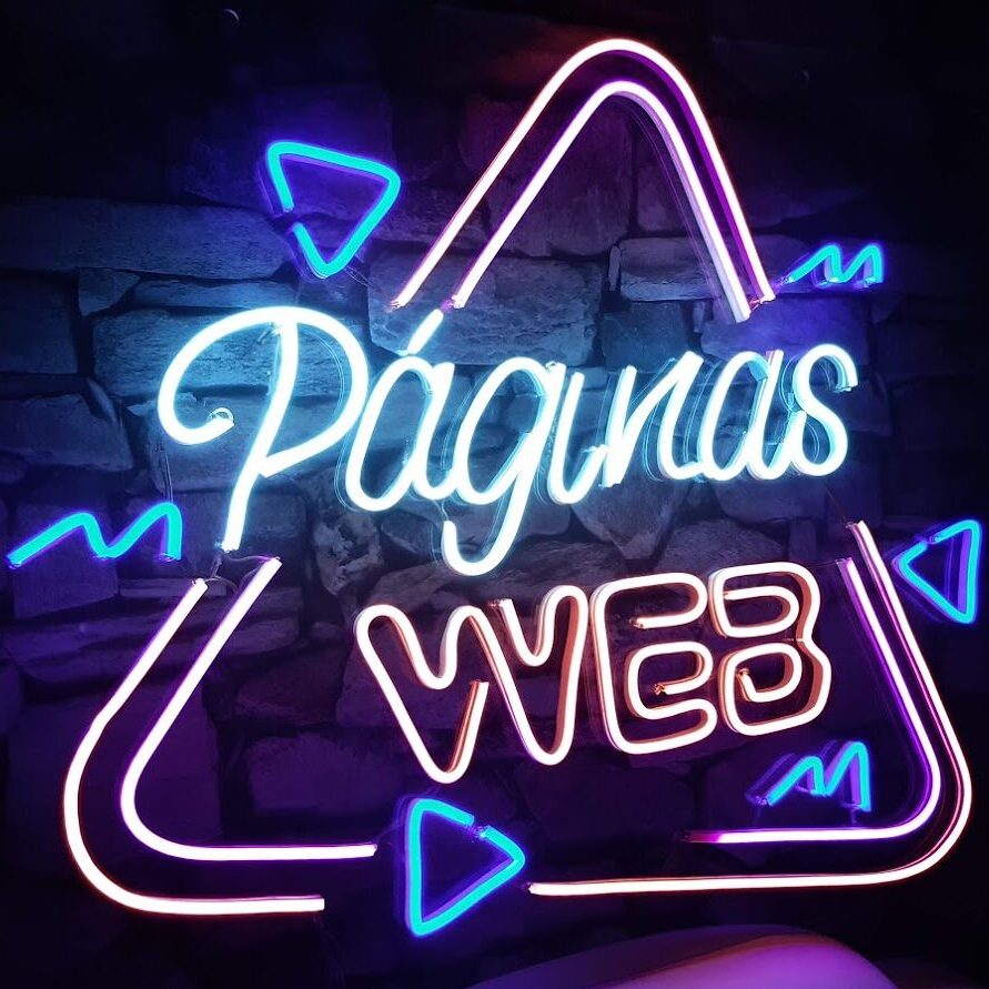 avisos en neon