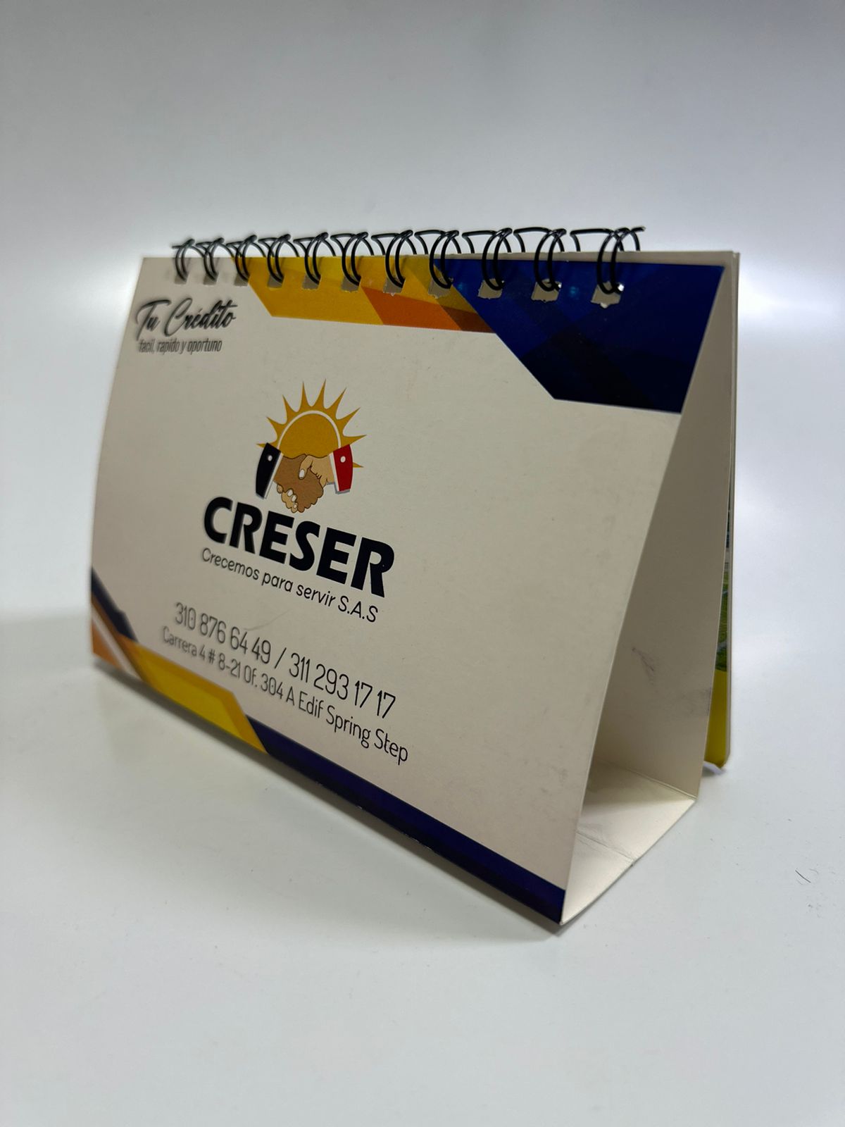 calendario de escritorio sencillo